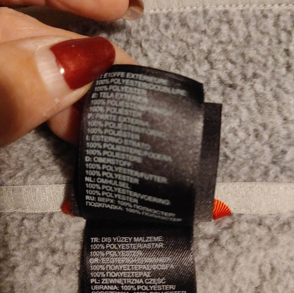 The North Face Fleece Jacket SZ.XL Grey - Picture 7 of 8